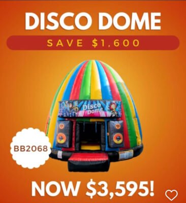 disco dome bounce house