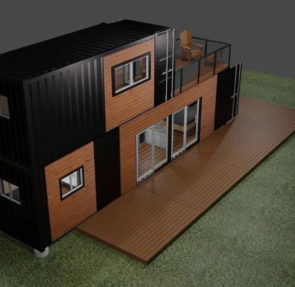 luxury shipping container house​ two storey