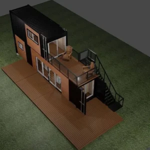 luxury shipping container house​ two storey